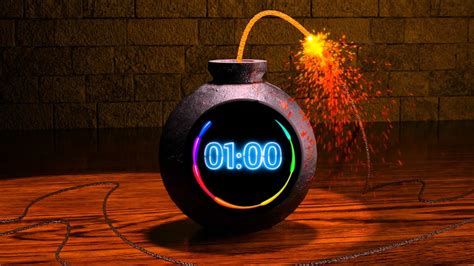 explosion timer|1 00 minute timer bomb.